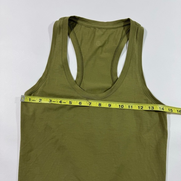 Lululemon Love Tank Top Bronze Green TIED BACK - Picture 6 of 6